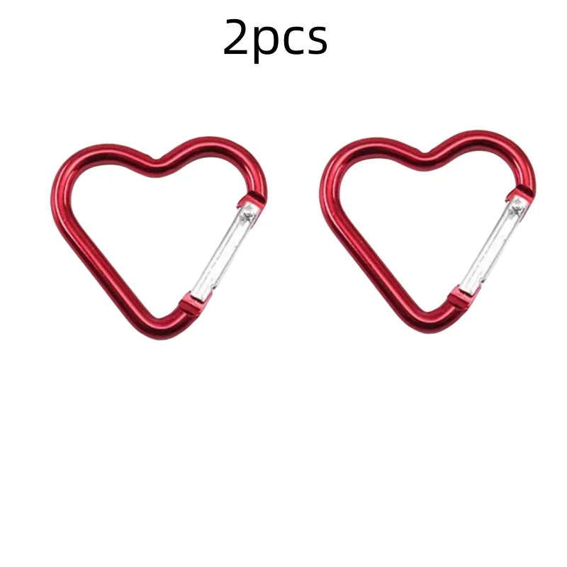 Heart Shape Keychain Clip