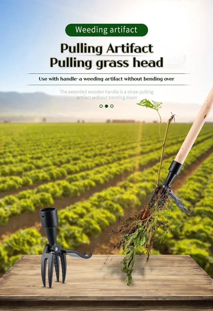 Stand Up Weed Puller Tool