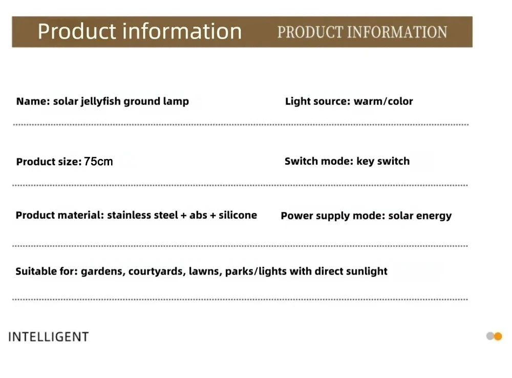LED Solar Jellyfish Mushroom Fairy Lights