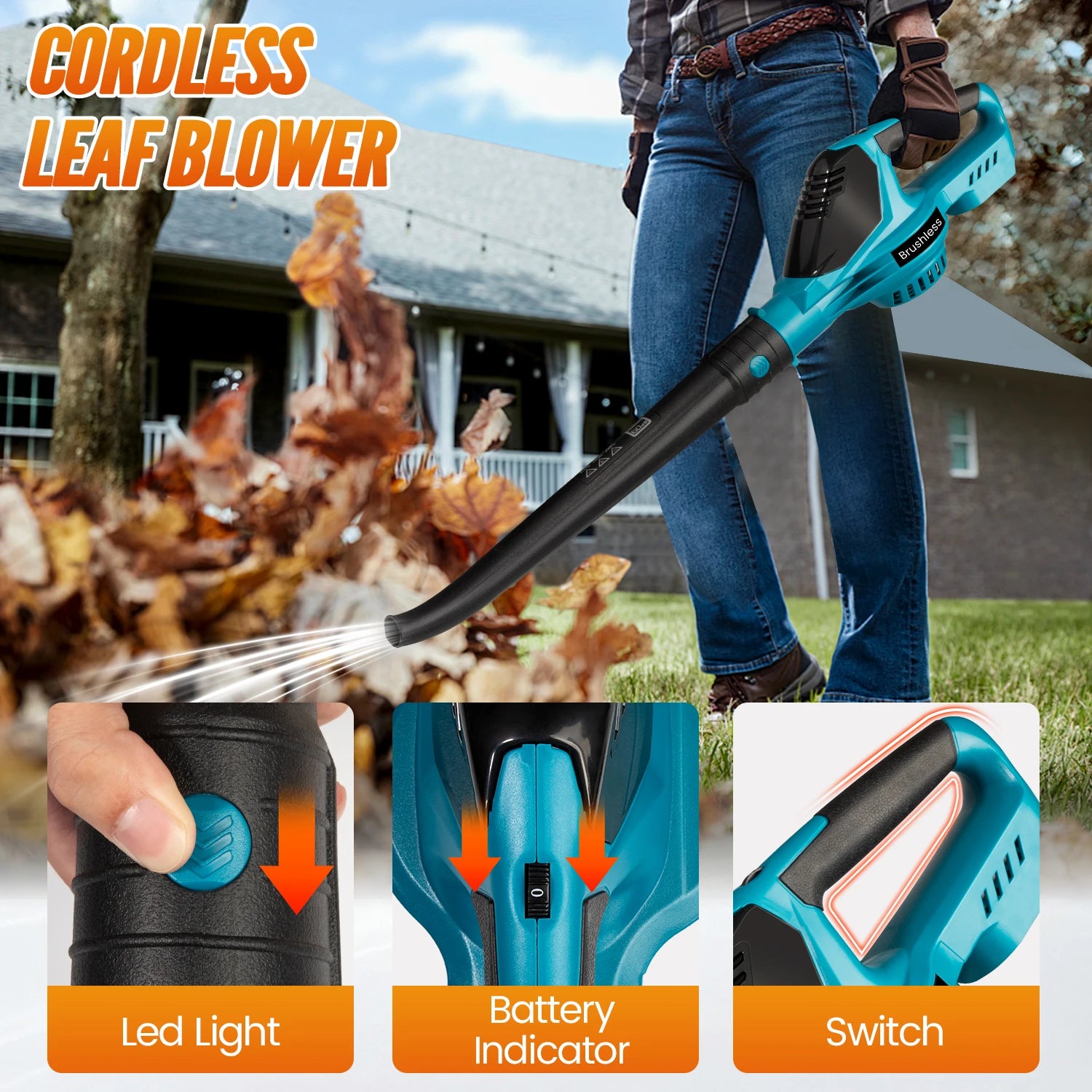 5500W Brushless Electric Air Blower