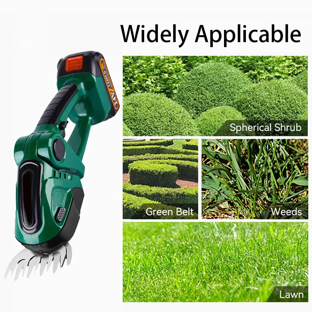 2in1 Cordless Electric Hedge Trimmer