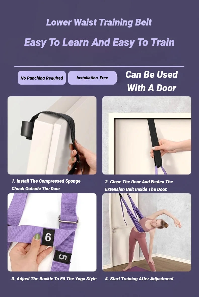 Adjustable Aerial Air Yoga Strap Pull Rope