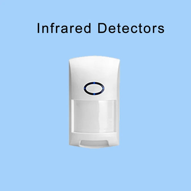 TAIBOAN 433MHz Home Burglar Alarm Host Accessories Wireless Link Smoke Sensor Door Magnetic Water Leak Detector Doorbell RFID