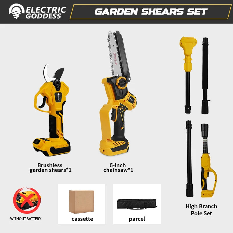Brushless 1380W Electric Chainsaw