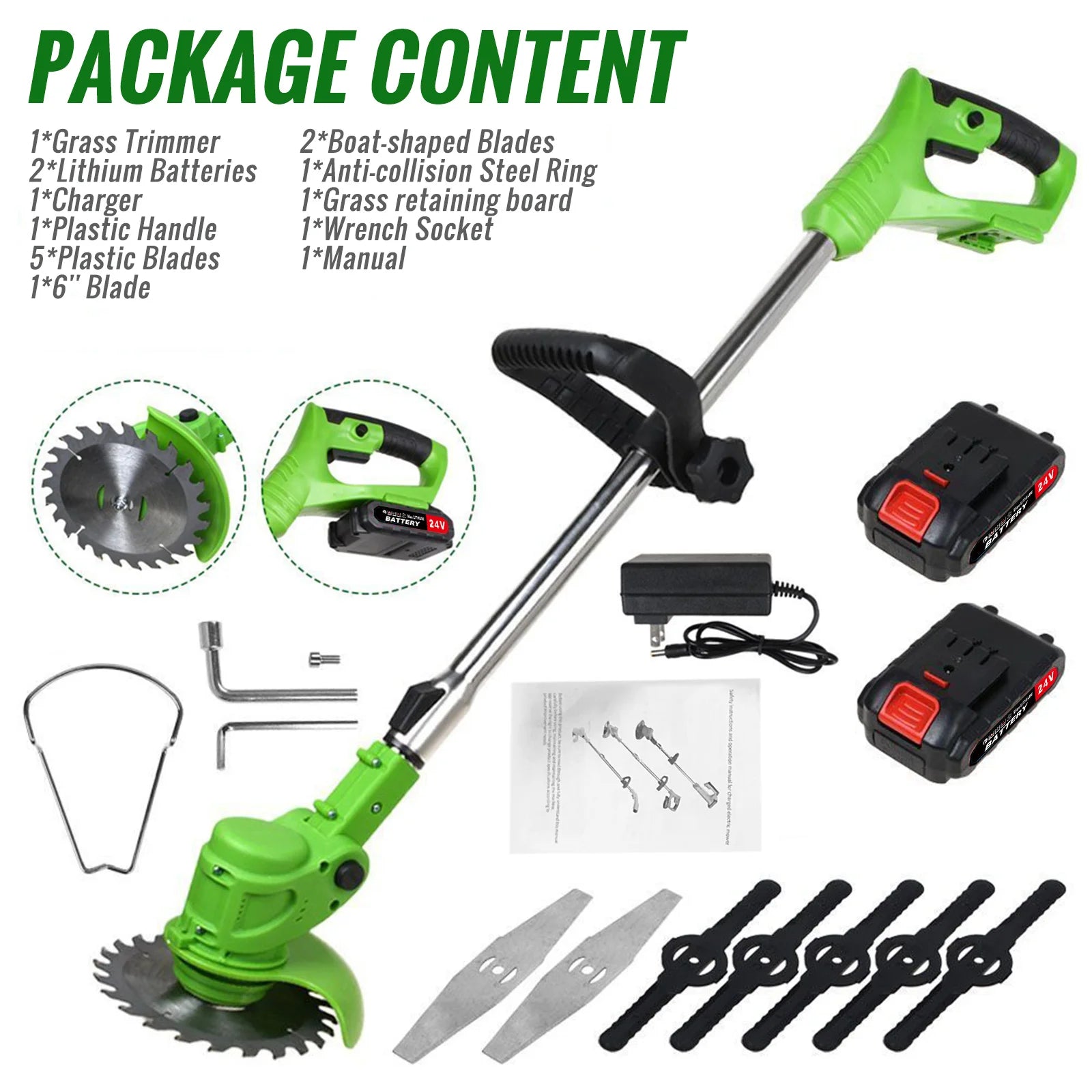 Weed Trimmer Lawn Electric Brushles