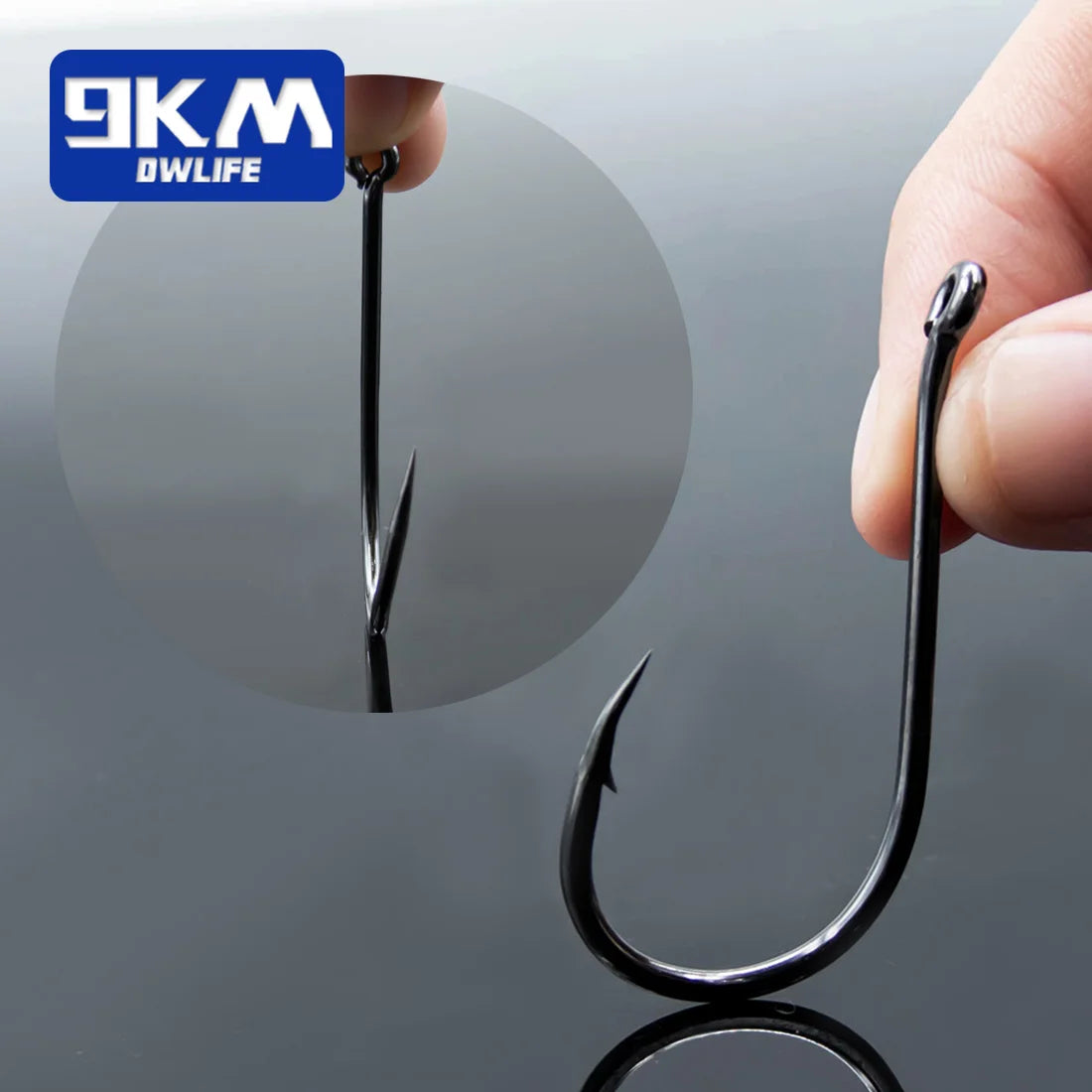 9KM Steel Fishing Hooks
