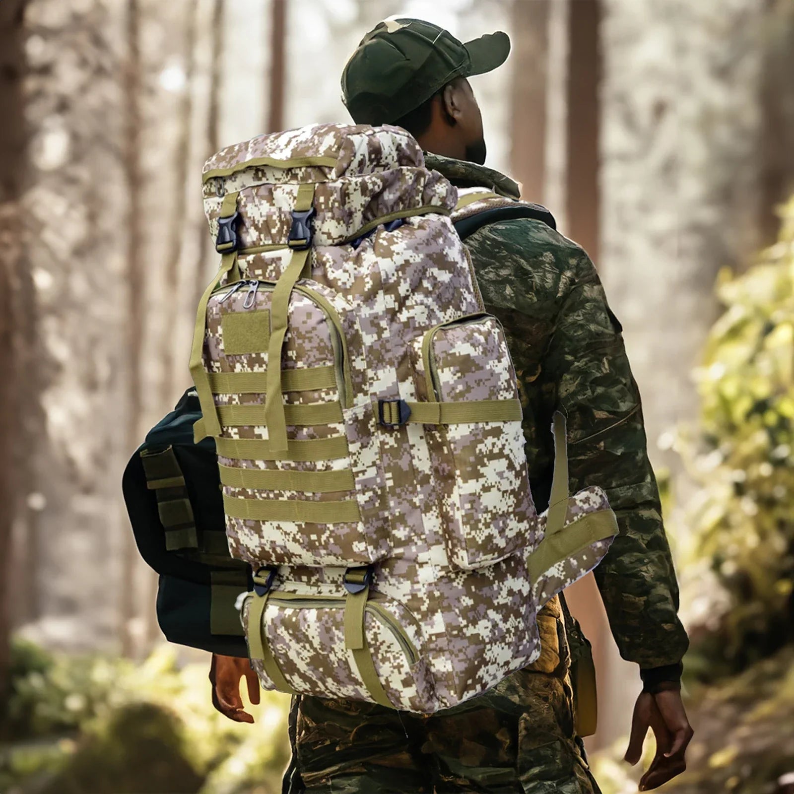 80L/100L Mountaineering Tactical Backpack