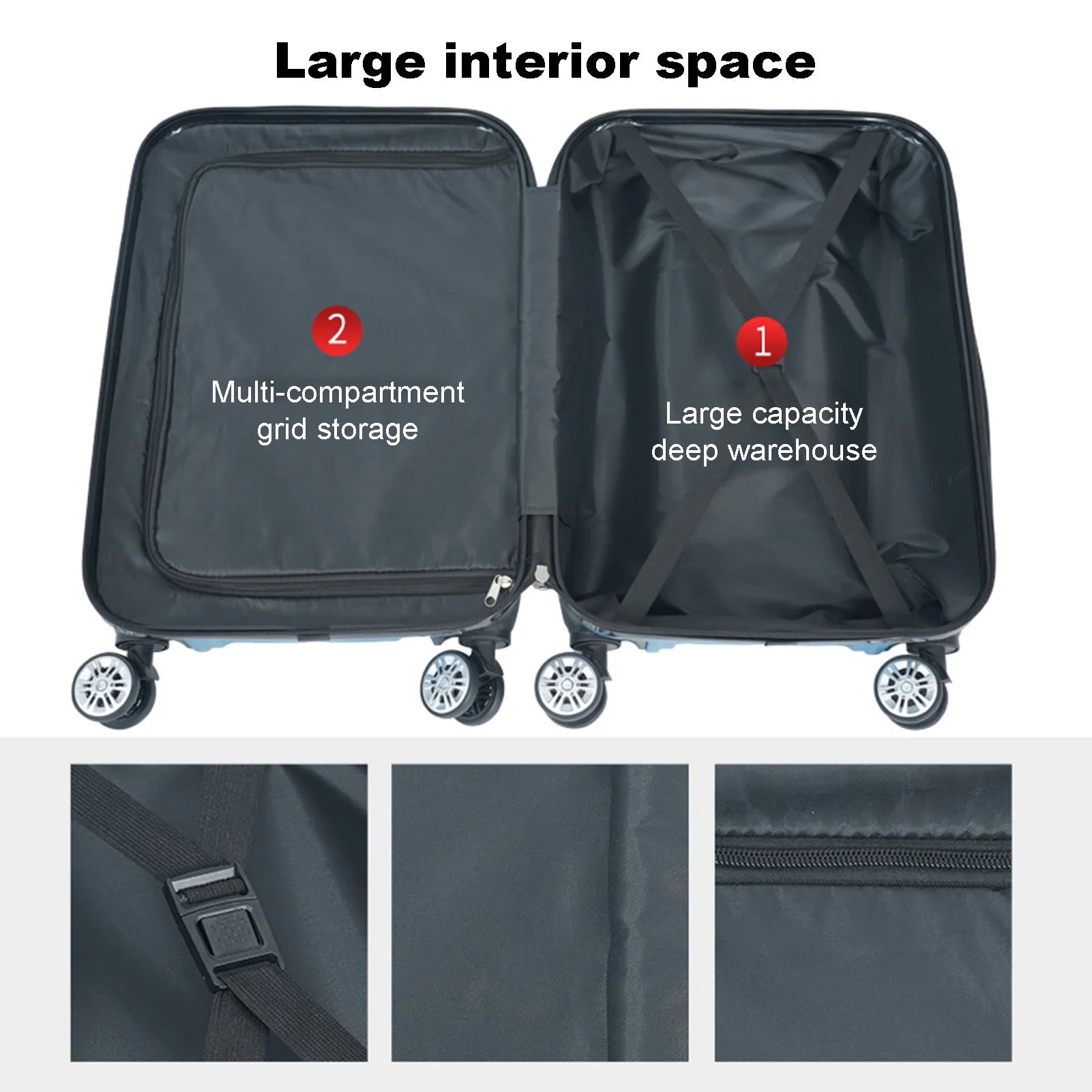 4 Pcs/Set Suitcase Set