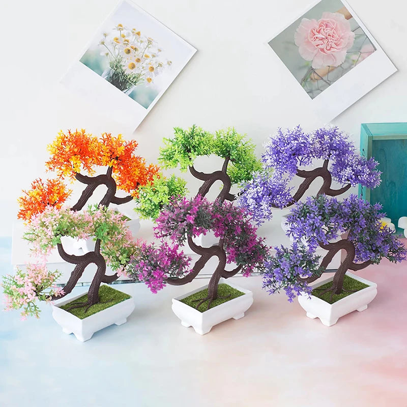 Bonsai Artificial Plastic Plants