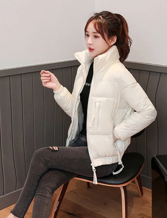 Korean Fashion Parkas Quilted Winter Puffer Coat 2024 Elegant Snow With High Quality Womens Down Jacket Coats Woman Cold Trend