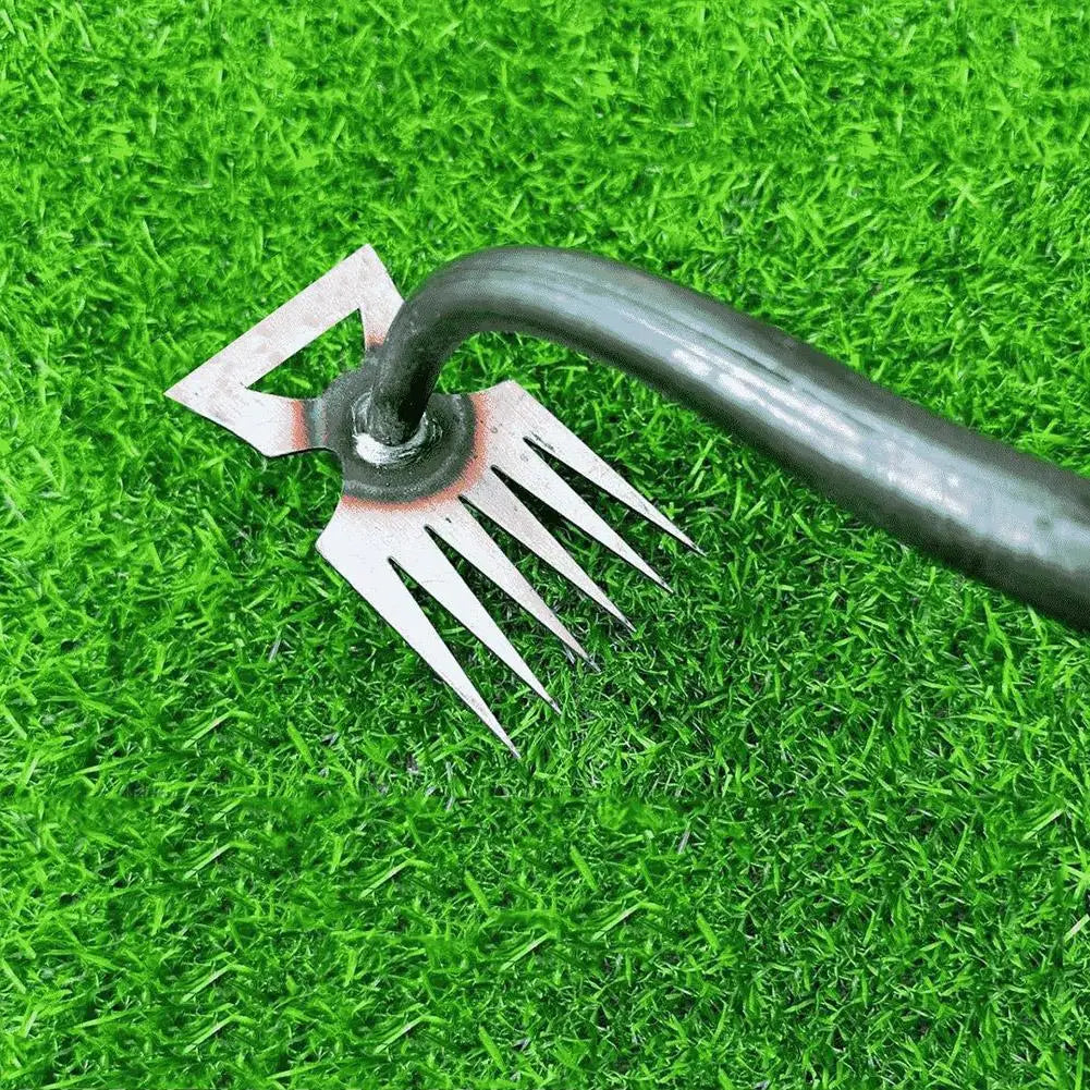 2-in-1 Garden Rake and Weed Puller