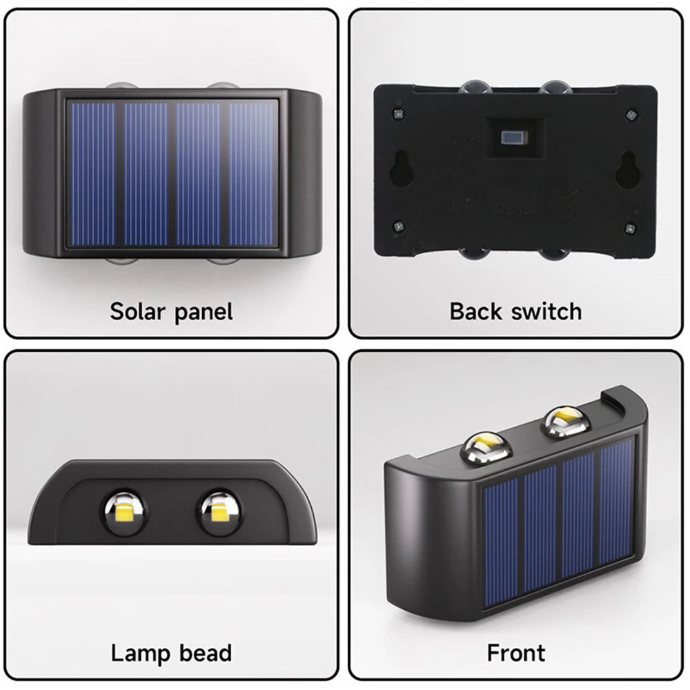 Outdoor Solar Wall Lamp