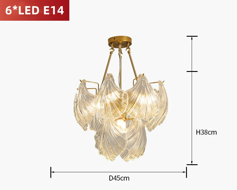 France Retro Pendant Crystal Chandelier