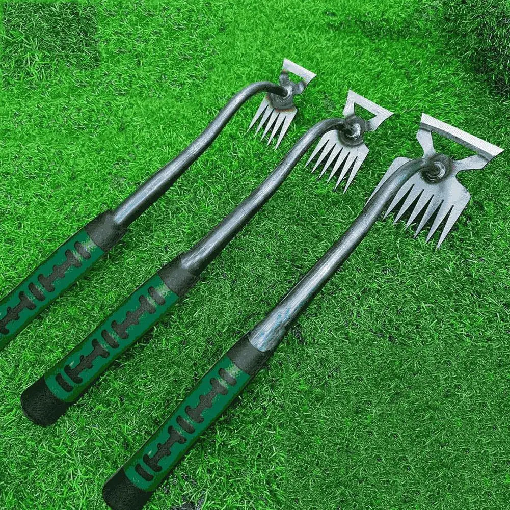 2-in-1 Garden Rake and Weed Puller