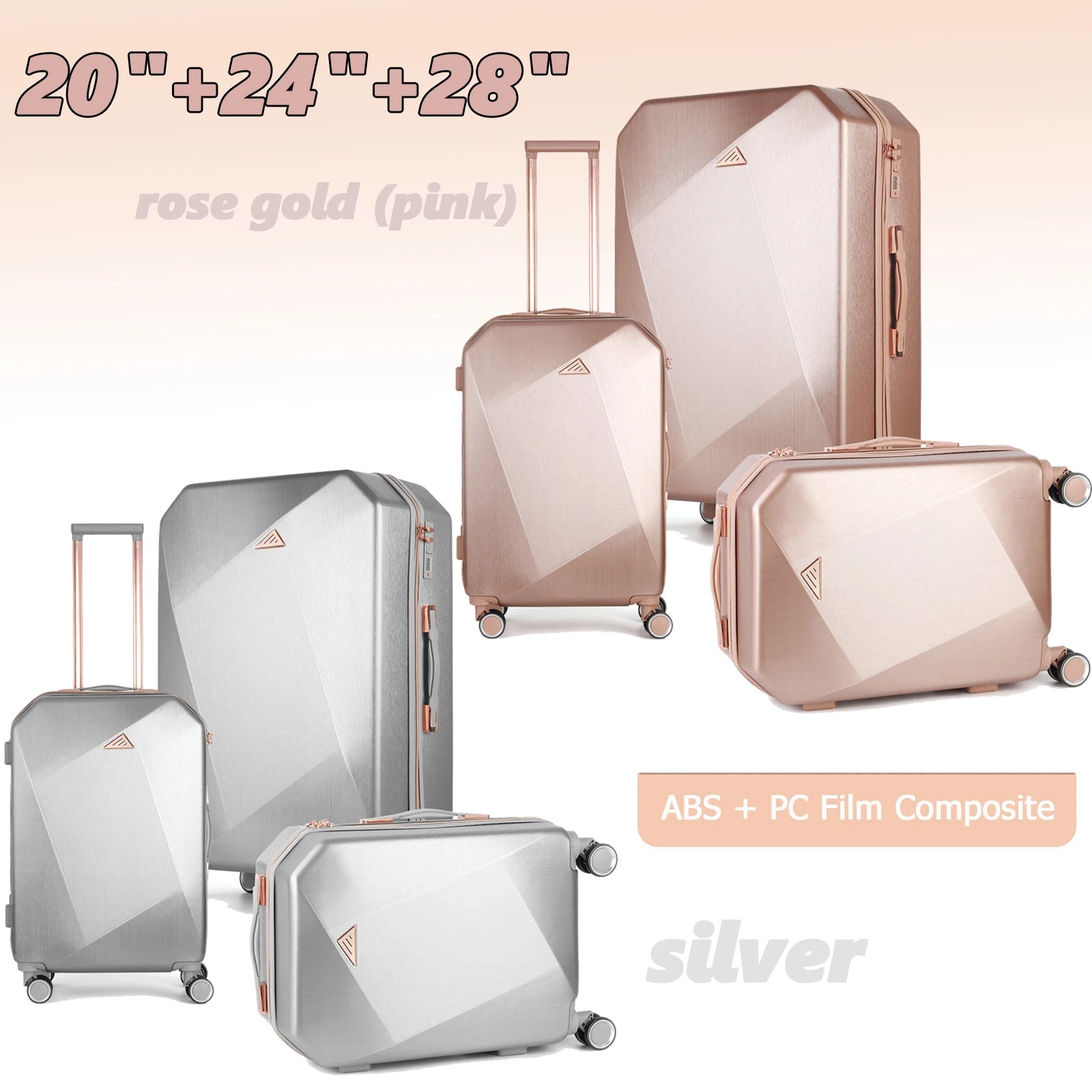 3PCS Hardside Luggage Set