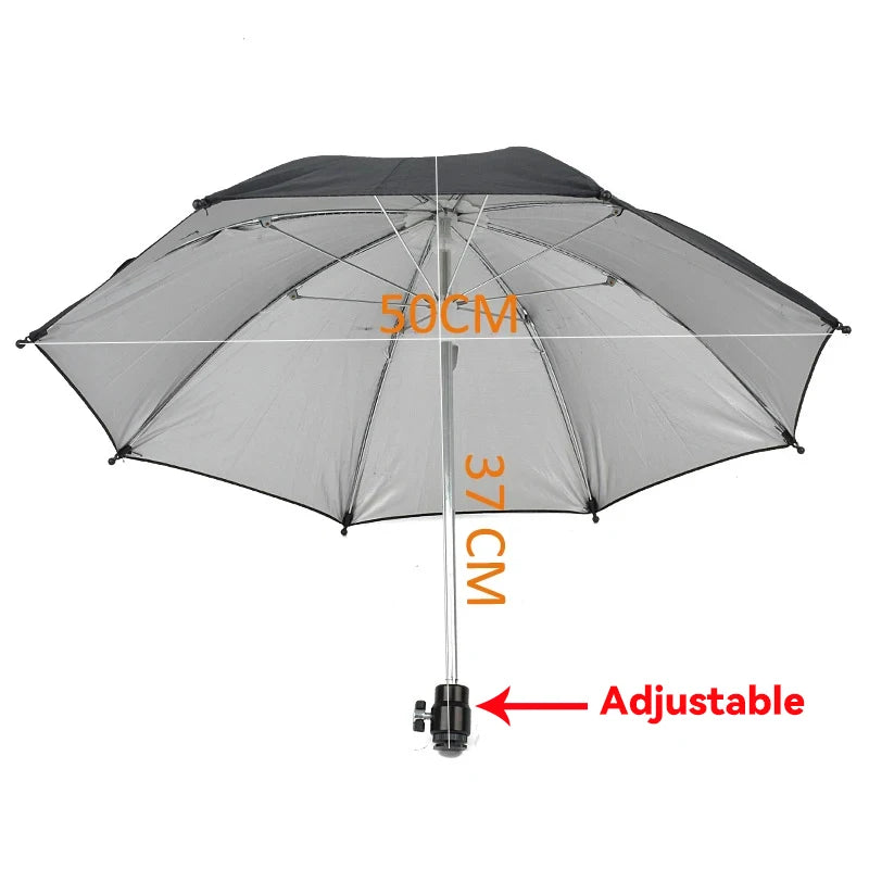1PC 26/50CM Black Dslr Camera Umbrella