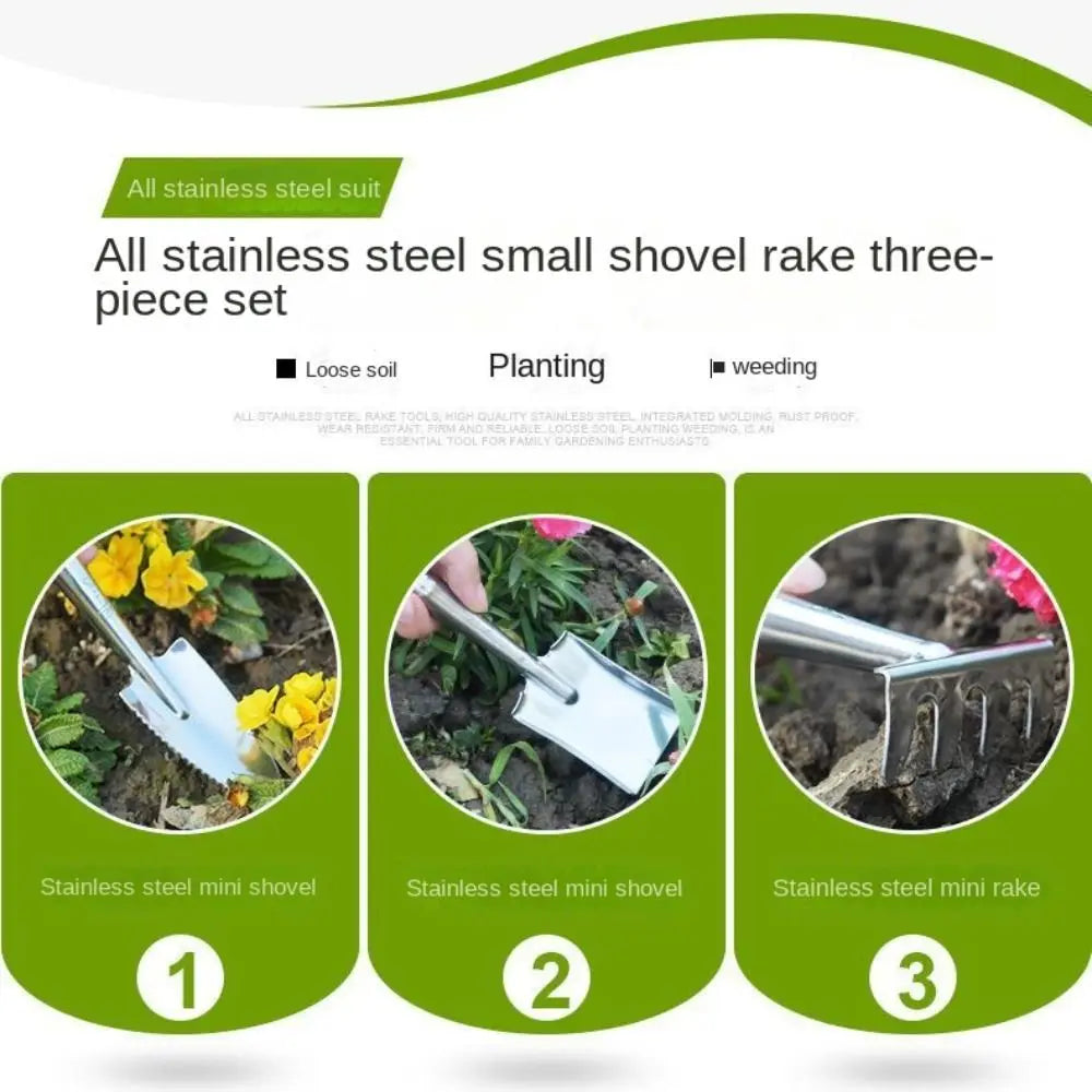 Stainless Steel Gardening Spade Digging Weeding Garden Shovel