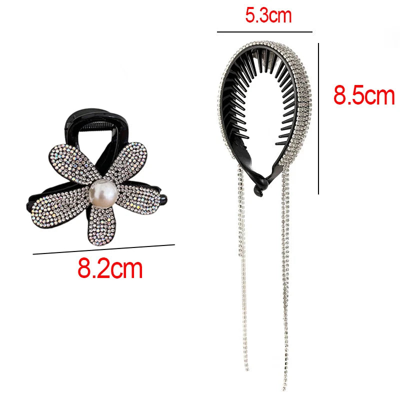 Rhinestone Hair Claw Clip