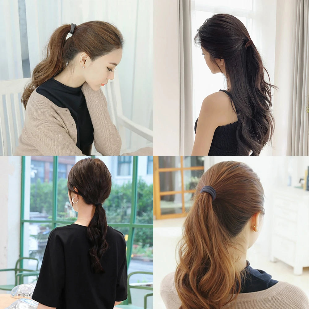 50Pcs Women Girl Mixed Colors Hair Bands