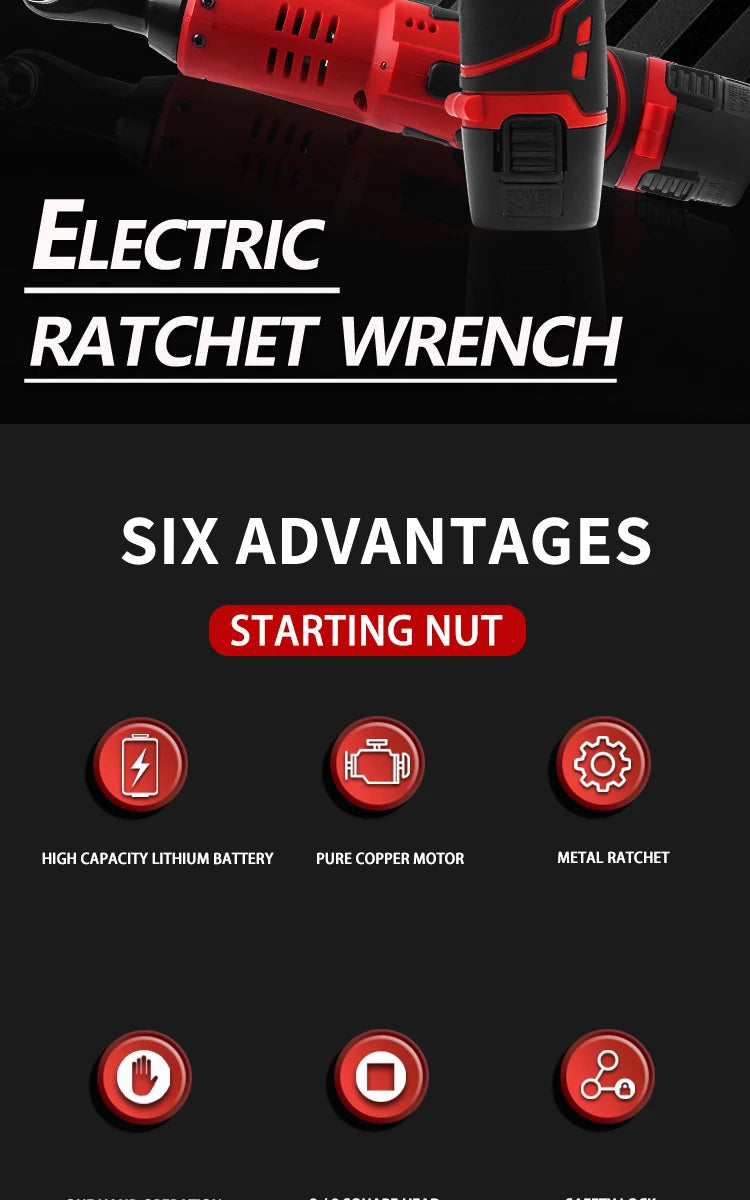 Cordless Right Angle Electric Wrench