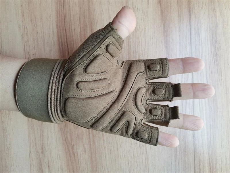 Half Finger Bodybuilding Gym Gloves