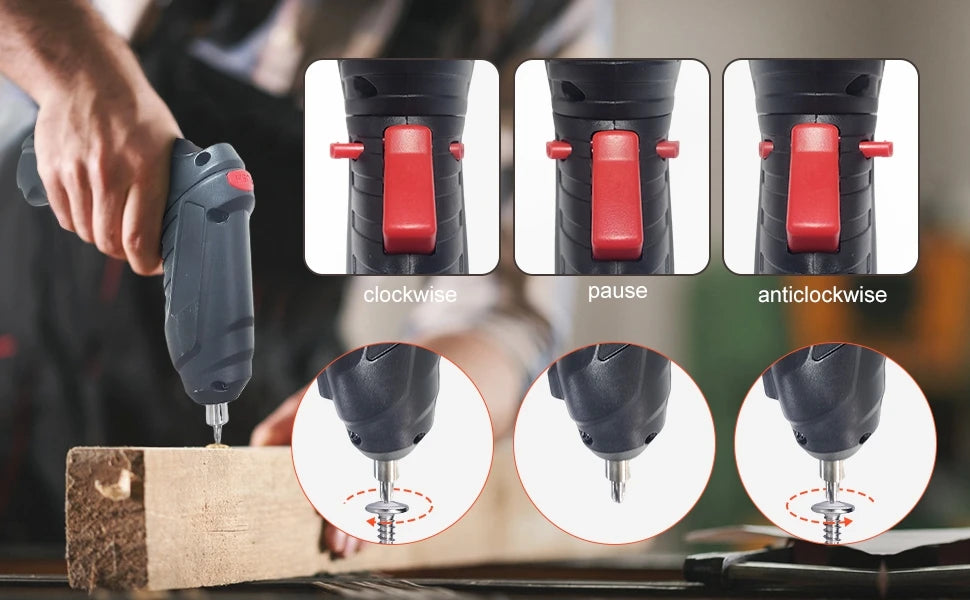 Electric Drill Cordless Power Tools Set