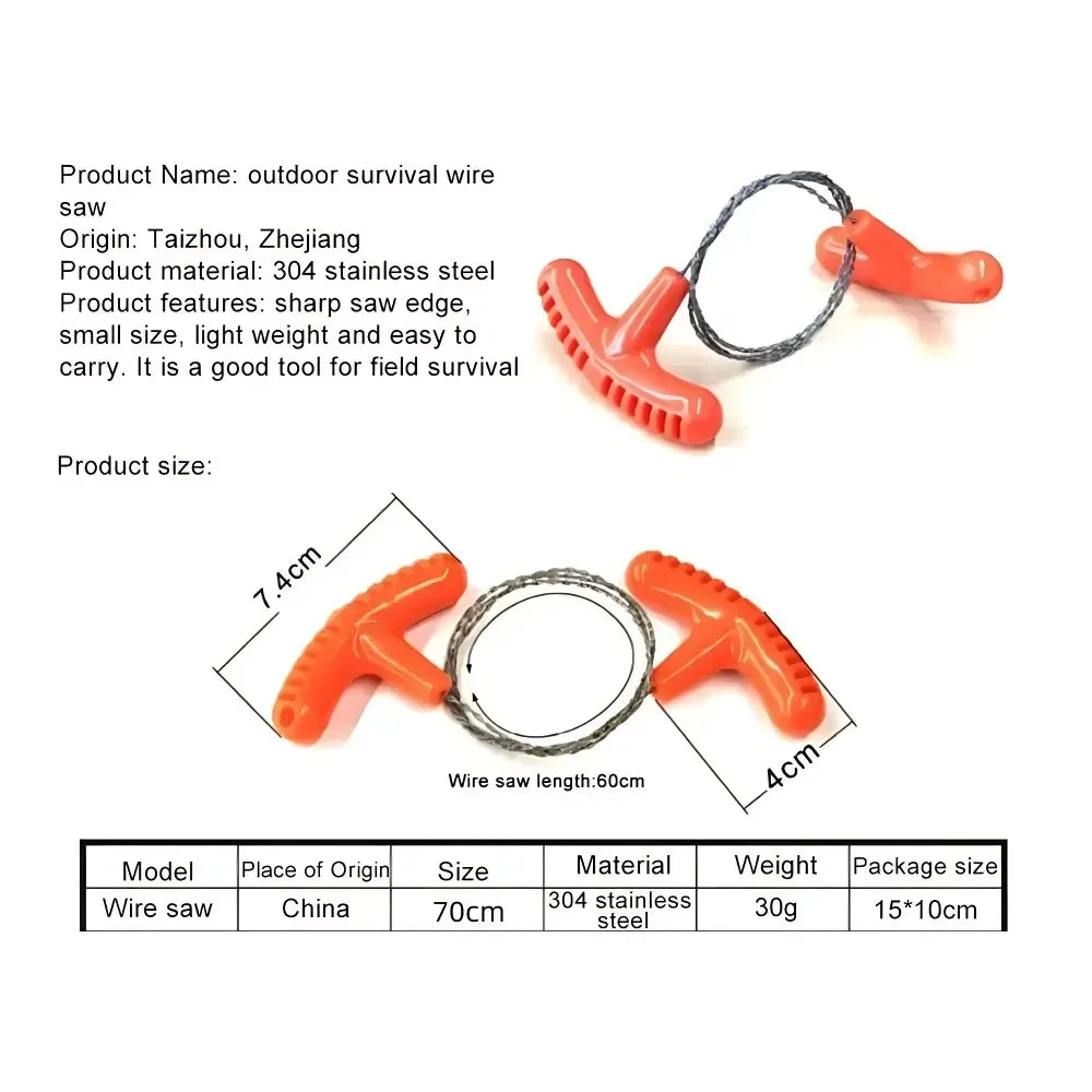 Manual Hand Steel Hiking Rope