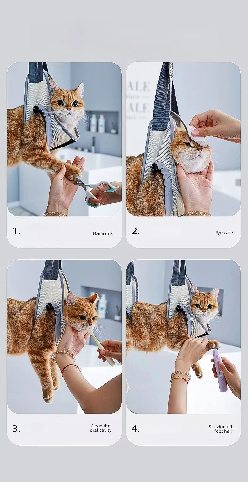 Adjustable Pet Grooming Hammock Helper
