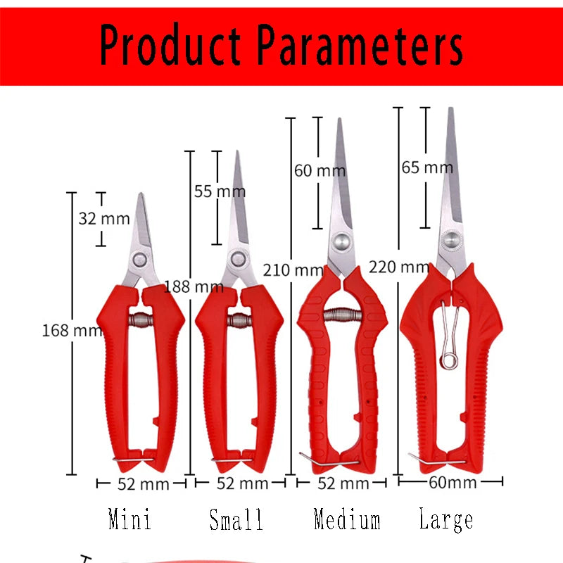 Gardening pruning shears tools