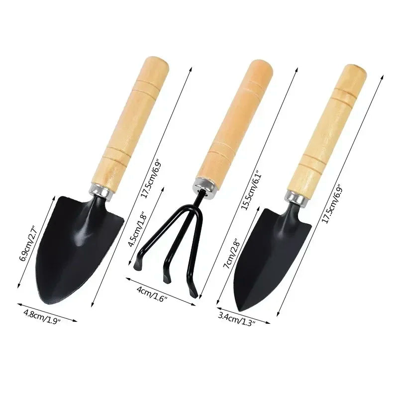 Three Piece Mini Gardening Tool Set