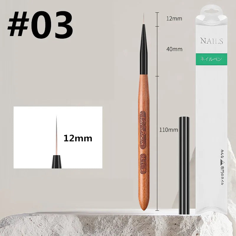 12 Style Nail Art Brushes Set