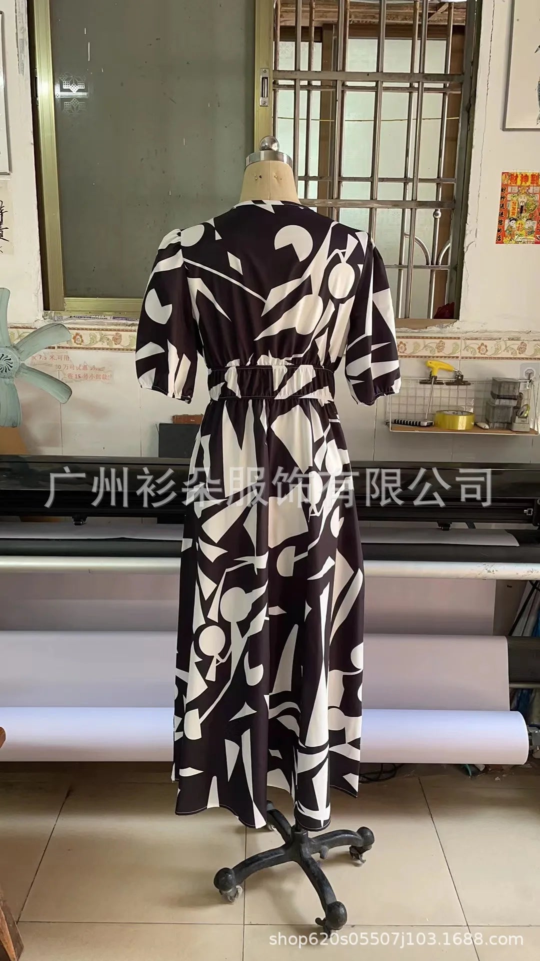 Women's Spring Floral Print Dress