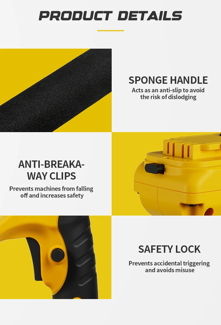 Brushless 1380W Electric Chainsaw