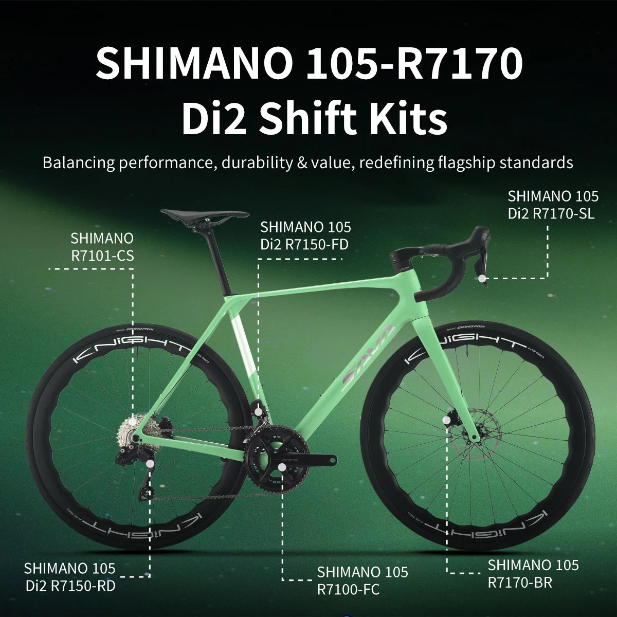 Full Carbon E-Shift Road Bike
