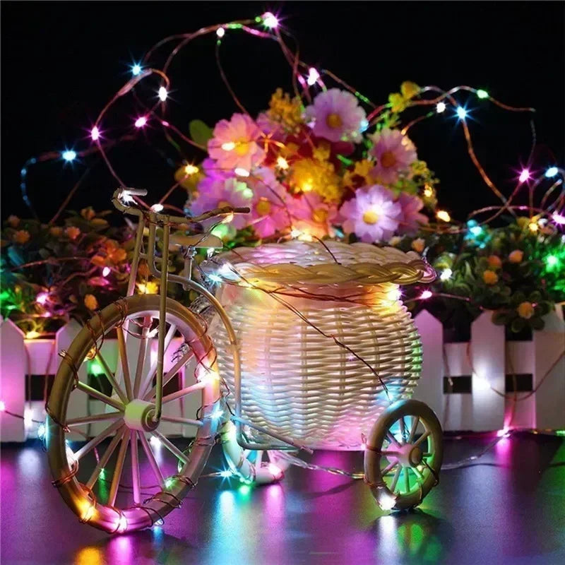 1 Set of Waterproof Outdoor Solar Light Strings