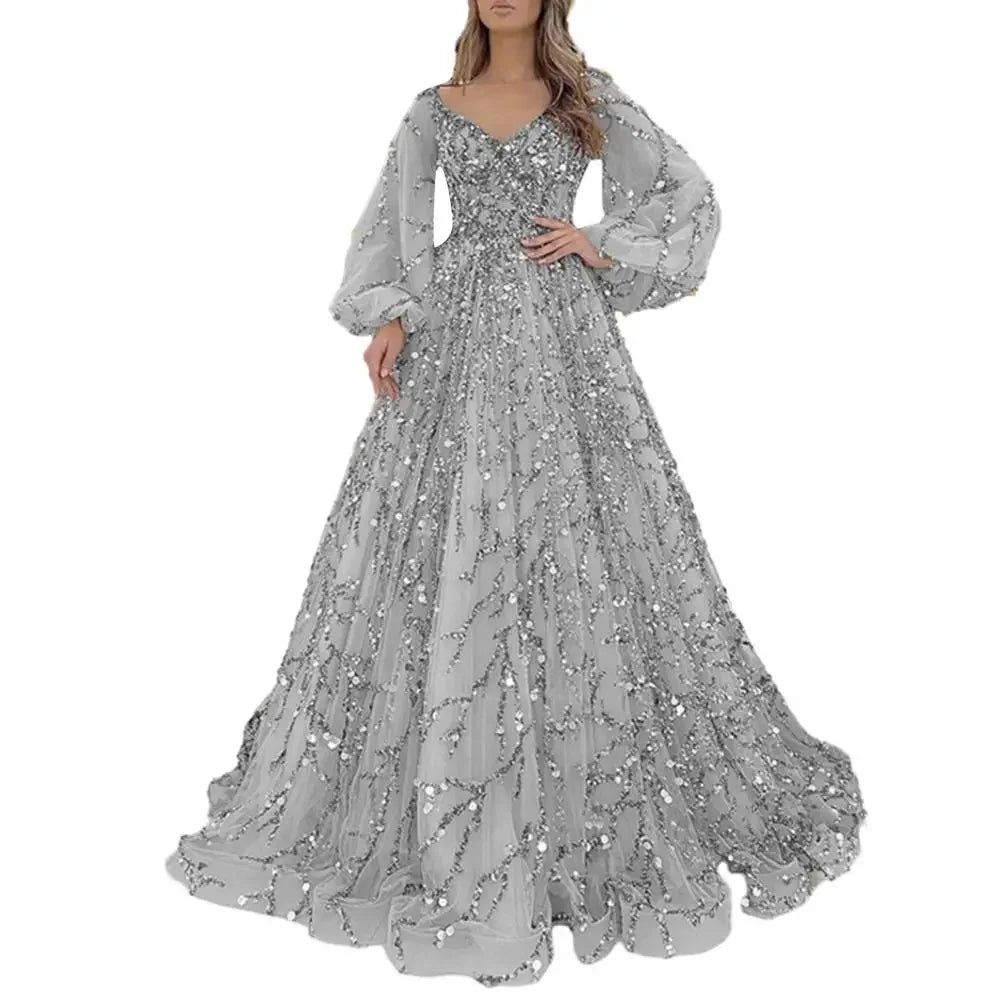 Women's French Vintage Evening Dress
