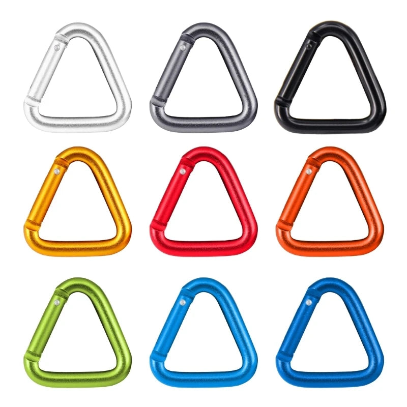 Aluminum Outdoor Star Shaped Spring Locking Carabiner Clip