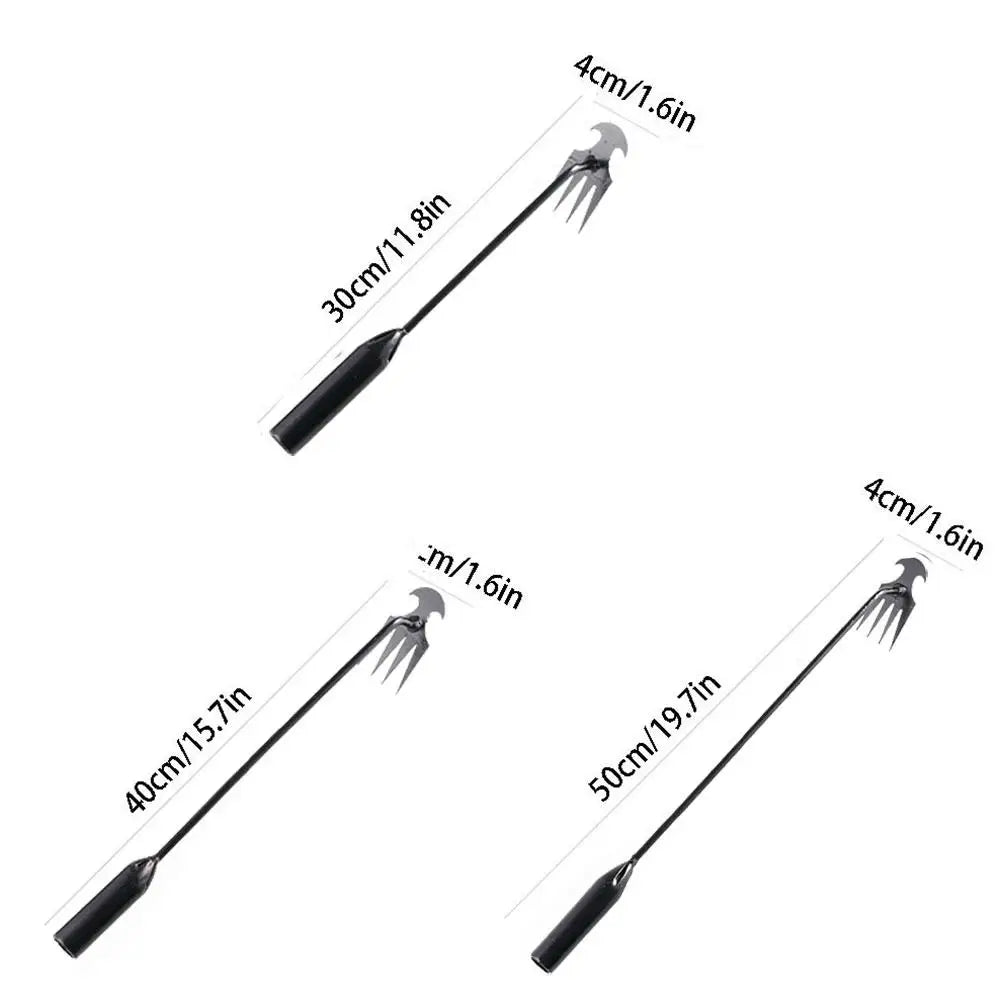 Garden Rake Manual Weed Grass Rooting Puller Shovel