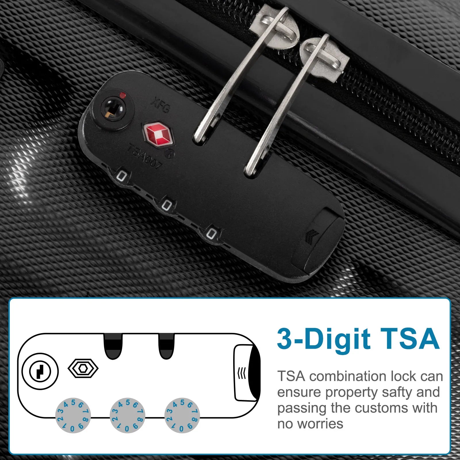 4 Piece Luggage Set