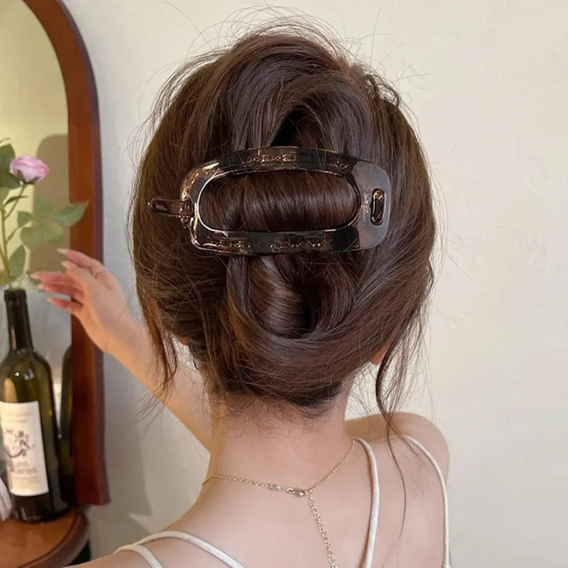 Oval Hollow Hairgrips