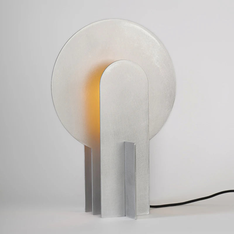 Mid century Aluminum table lamp