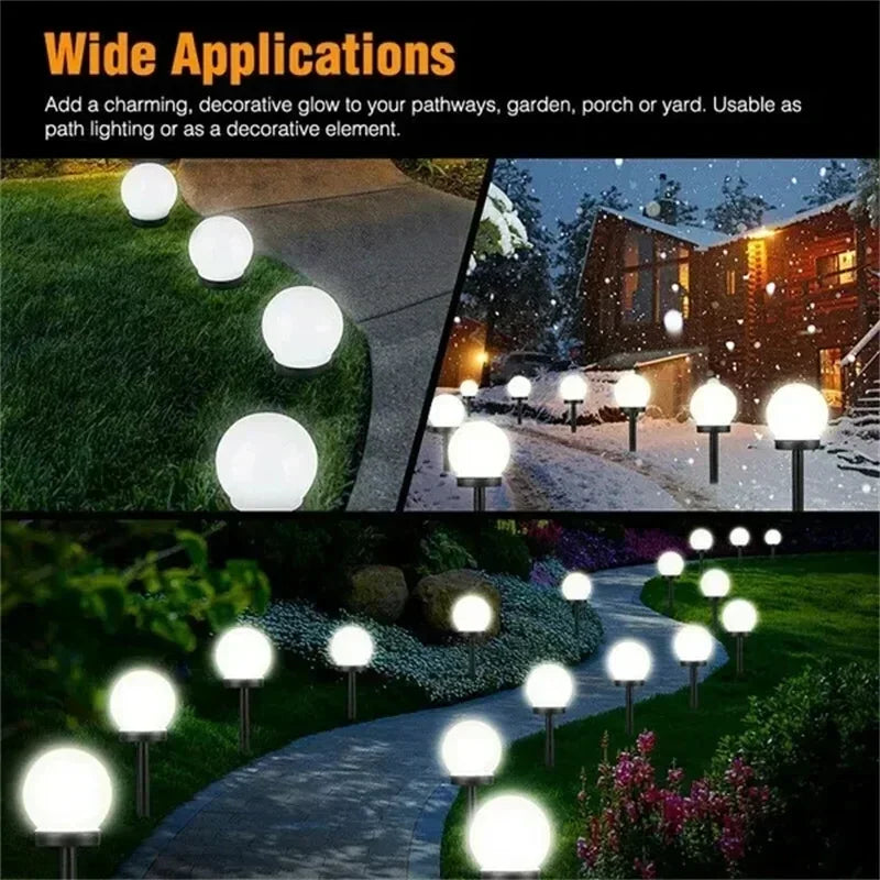Outdoor Solar Powered LED Bulb Lamp