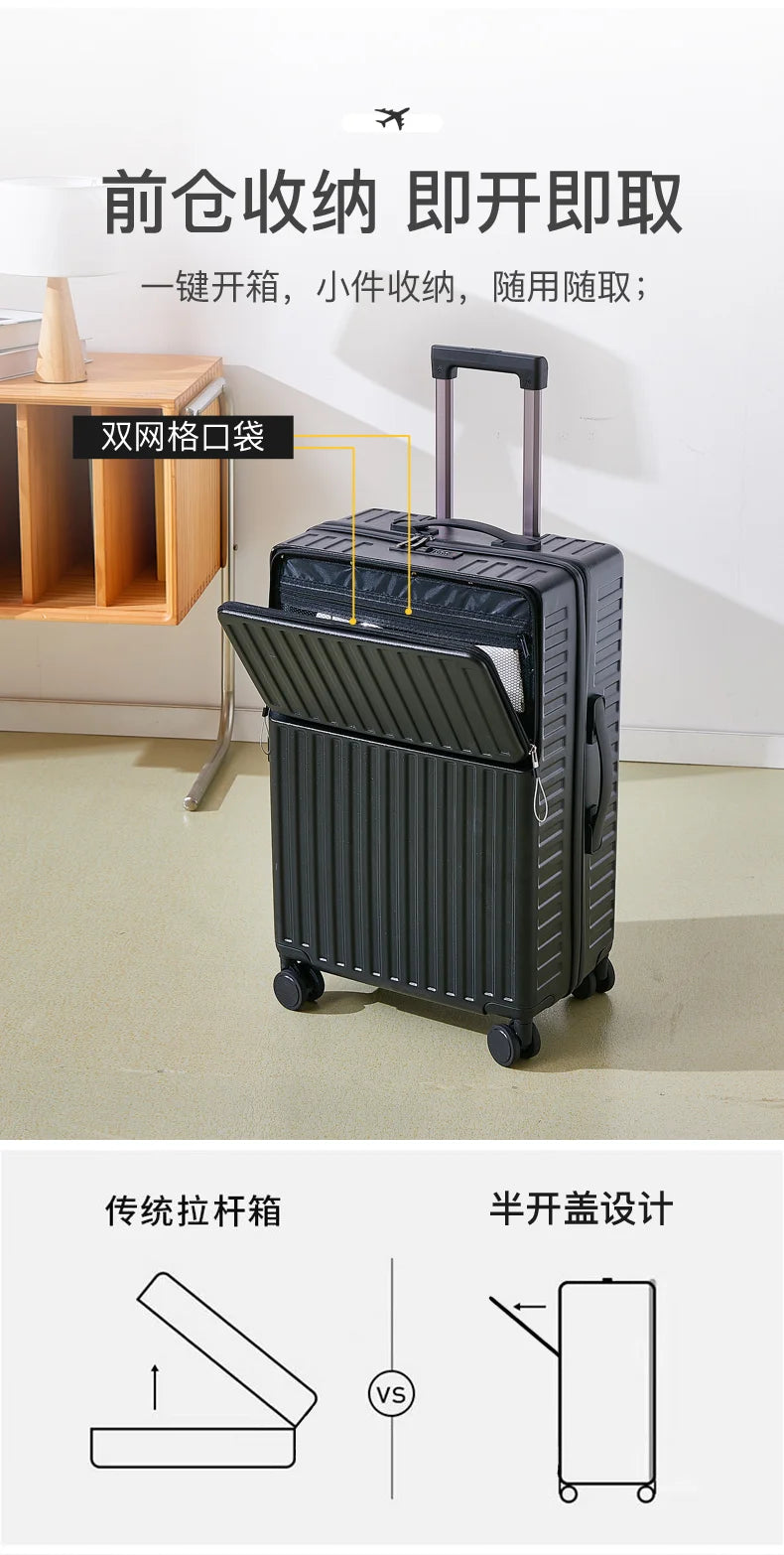 Compact Unisex Business Suitcase