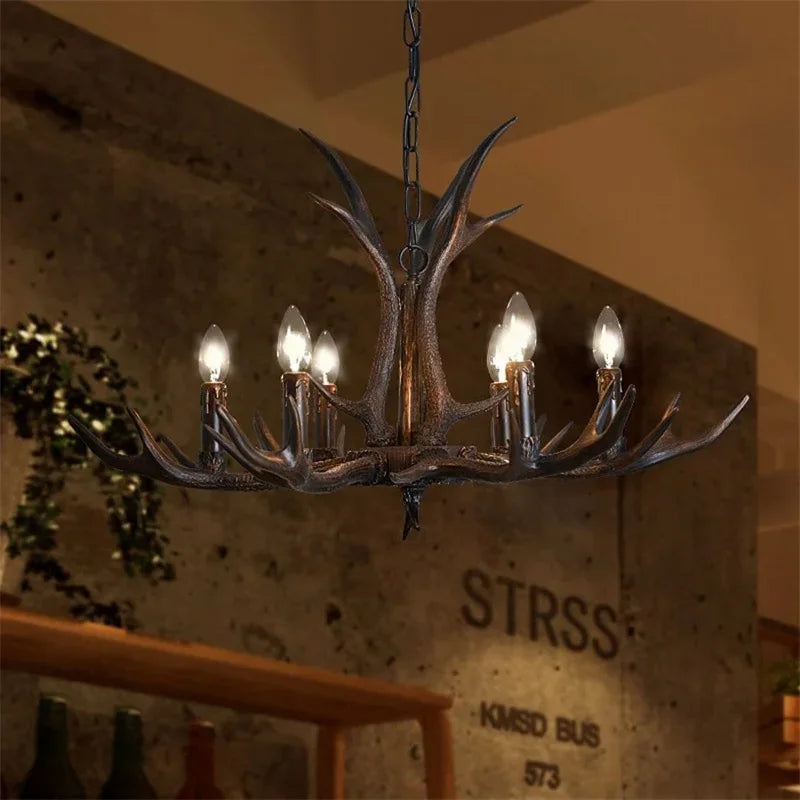 Nordic Antler Pendant Light