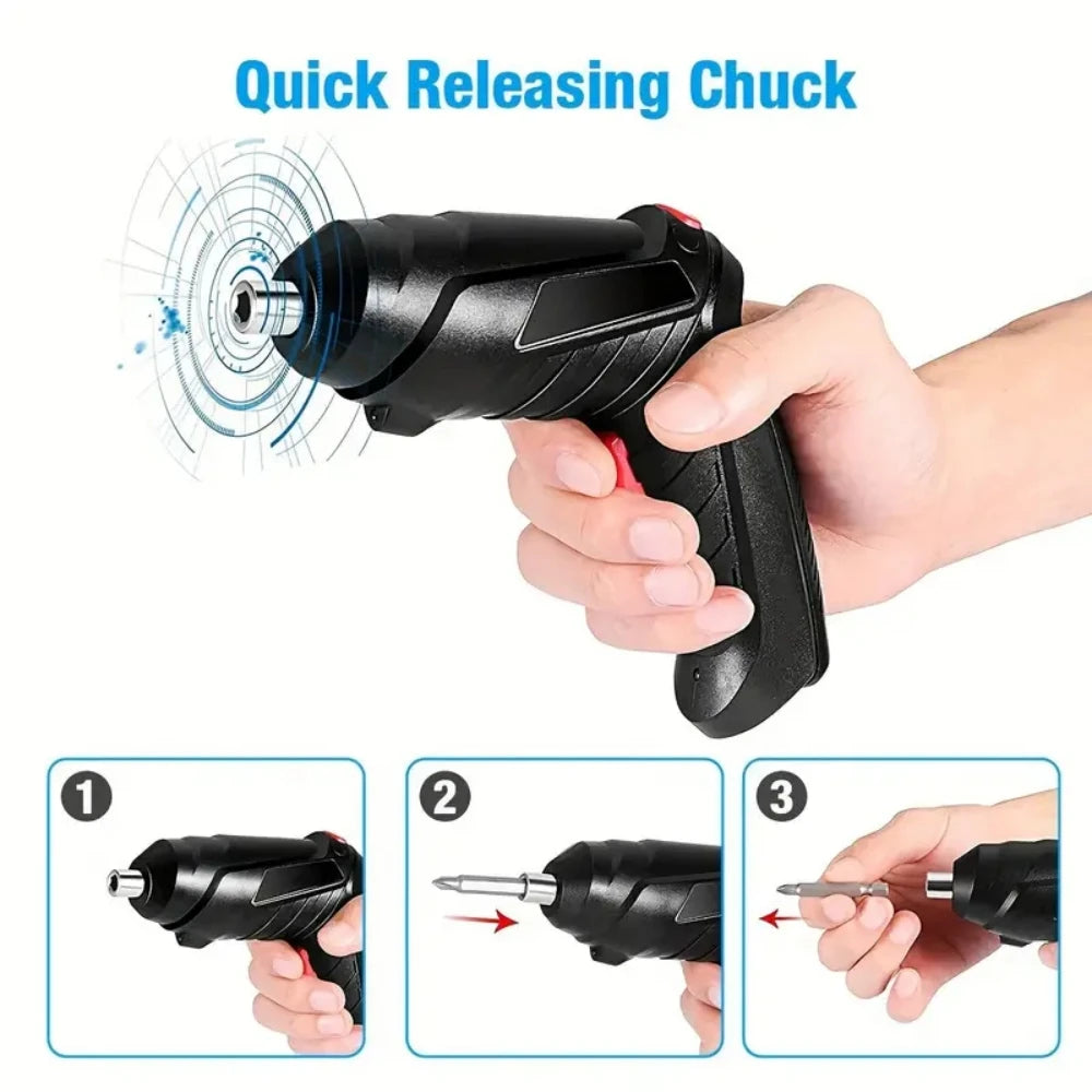 Electric Drill Cordless Power Tools Set