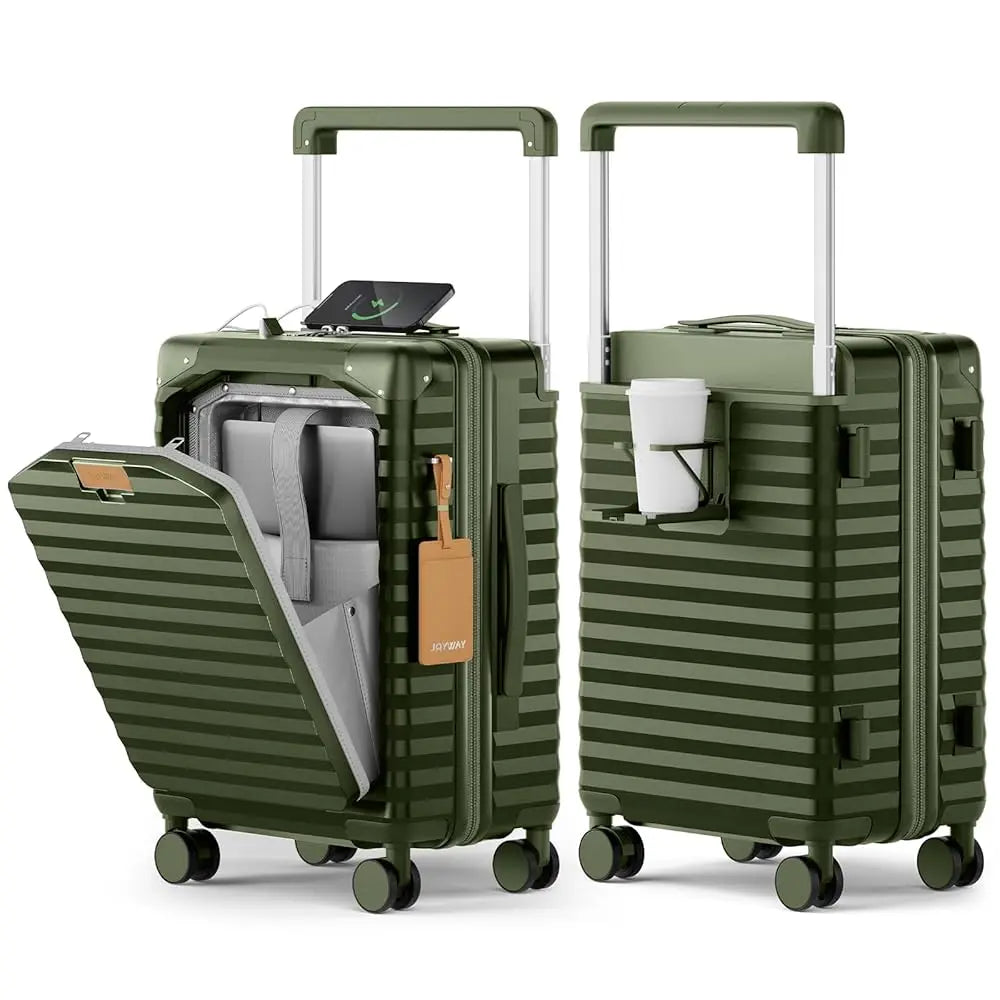 20 inch Front Opening Carry on Suitcase
