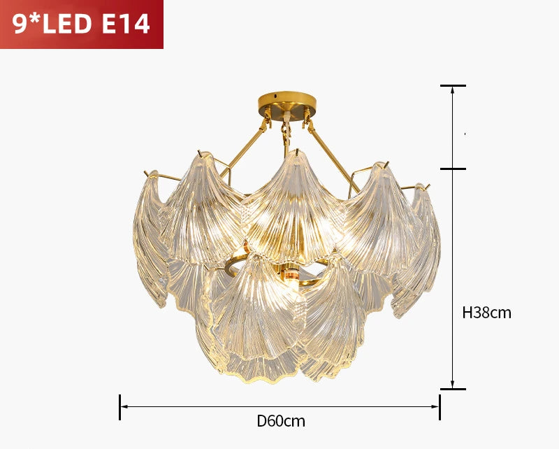 France Retro Pendant Crystal Chandelier