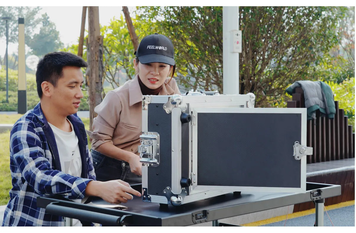 Portable Carry-on Multi-camera Director Monitor