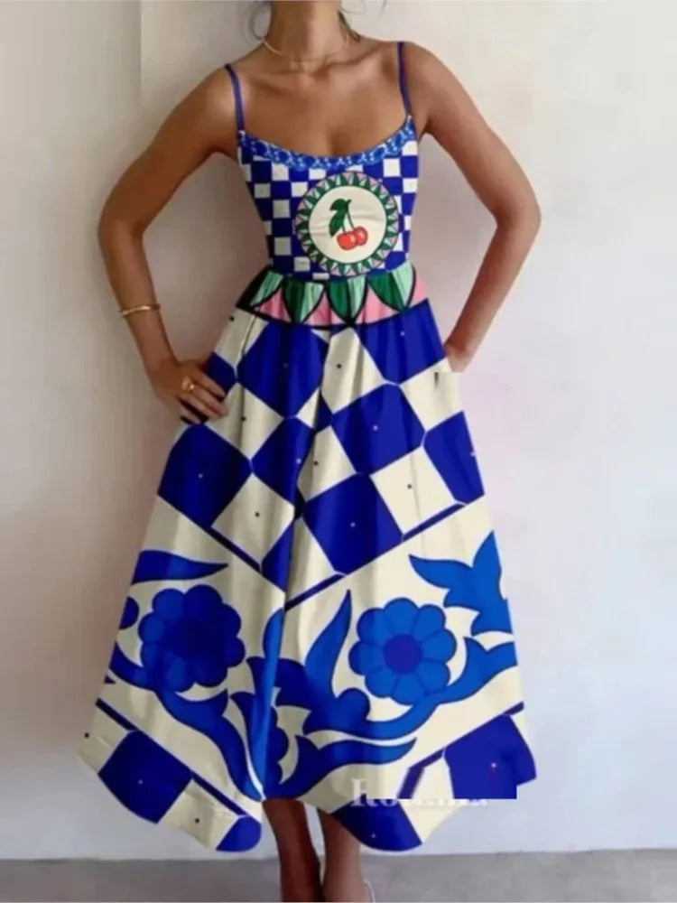 Low Cut Spaghetti Strap Dresses for Women