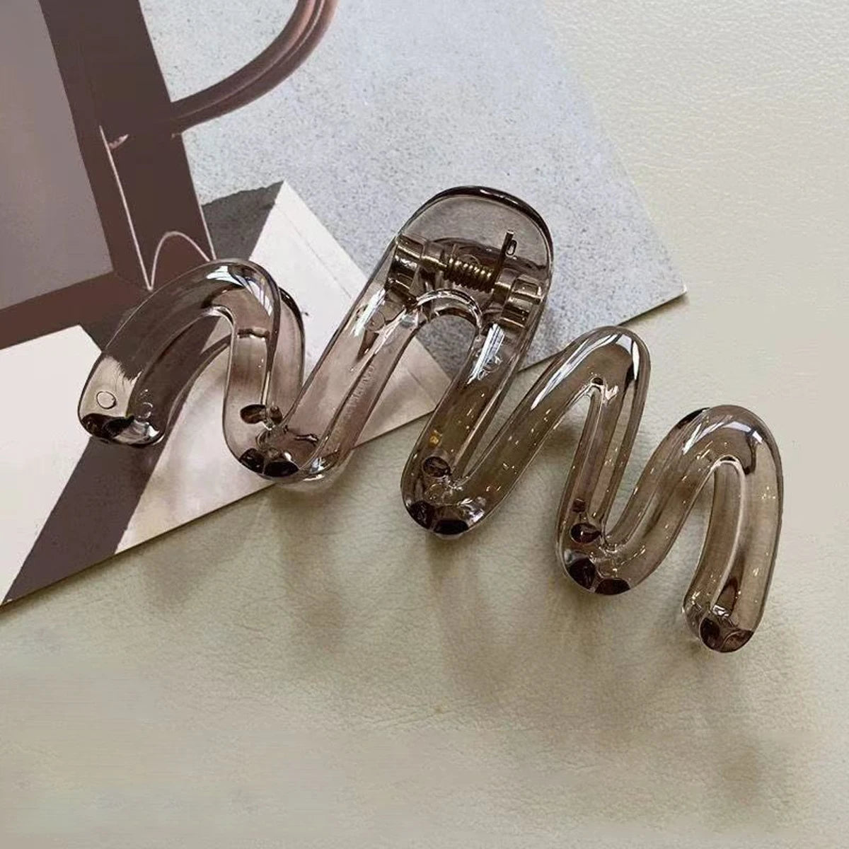 Glossy Large Lightweight Plastic Hair Clip